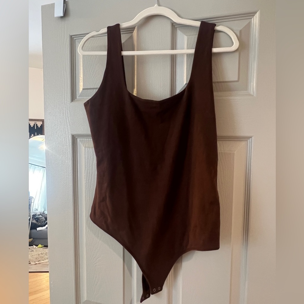 Abercrombie brown tank bodysuit